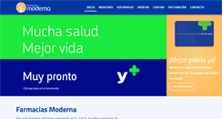 Desktop Screenshot of farmaciamoderna.com.mx